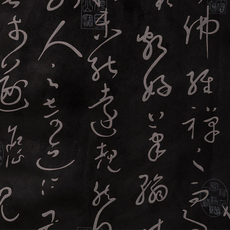 Buddha Stones Cinese Calligrafia Abbigliamento Giacca Cappotto Tang Suit Uomo Abbigliamento - Image 6