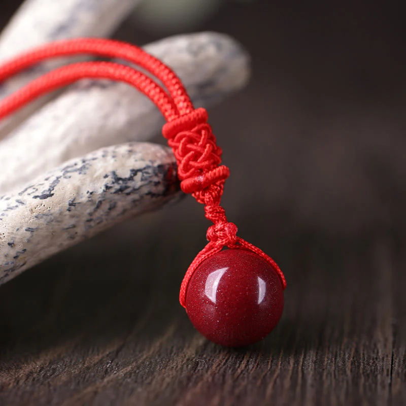 Buddha Stones Ciondoli per collane Cinnabar Keep Away Evil Spirits