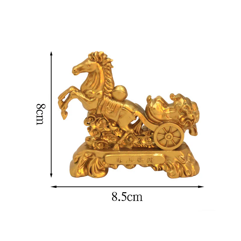 Buddha Stones Zodiaco cinese Anno del cavallo Attraggono fortuna prosperità Decorazione della casa - Image 17