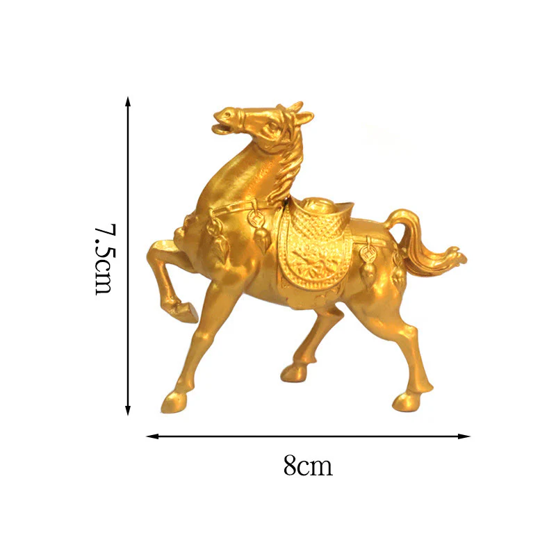 Buddha Stones Zodiaco cinese Anno del cavallo Attraggono fortuna prosperità Decorazione della casa - Image 19