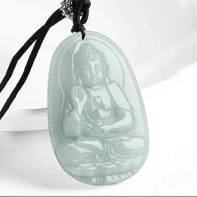 Buddha Stones Collana con ciondolo di prosperità e ricchezza in giada con Buddha dello zodiaco cinese - Image 17