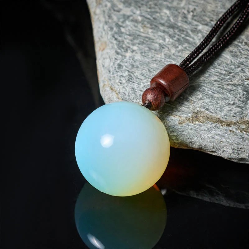Buddha Stones Collana con ciondolo di protezione in quarzo fumé con occhio di tigre e cristallo rosa bianco - Image 11