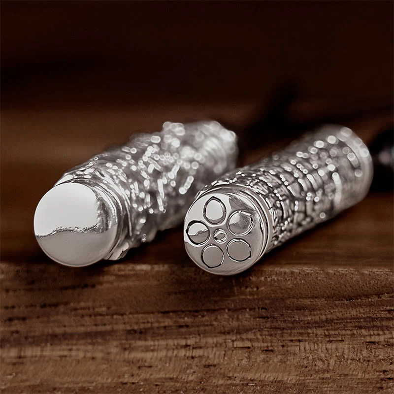 Buddha Stones Collana con ciondolo in rame Fu con motivo a drago e simbolo dell'equilibrio - Image 13
