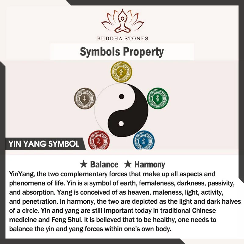 Buddha Stones Collana con ciondolo naturale Hetian Ciano Giada Yin Yang Fortuna Armonia - Image 7