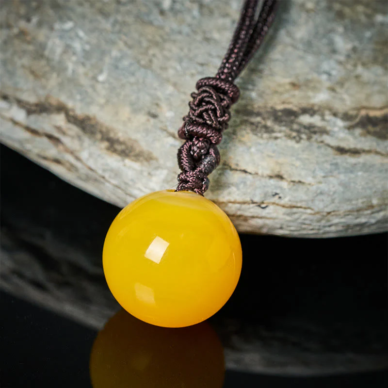 Buddha Stones Collana con pendente Balance in ametista, agata gialla, agata varia, cristallo rosa, lazurite, lapislazzuli - Image 5