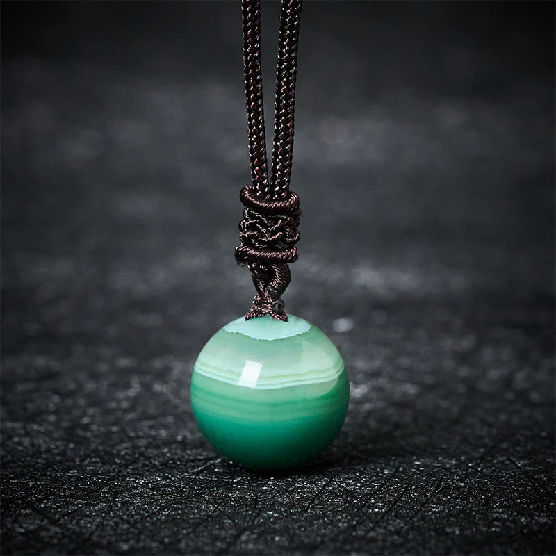 Buddha Stones Collana con pendente Balance in ametista, agata gialla, agata varia, cristallo rosa, lazurite, lapislazzuli - Image 8