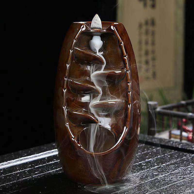 Buddha Stones Decorazione bruciatore di incenso protezione drago tibetano - Image 3