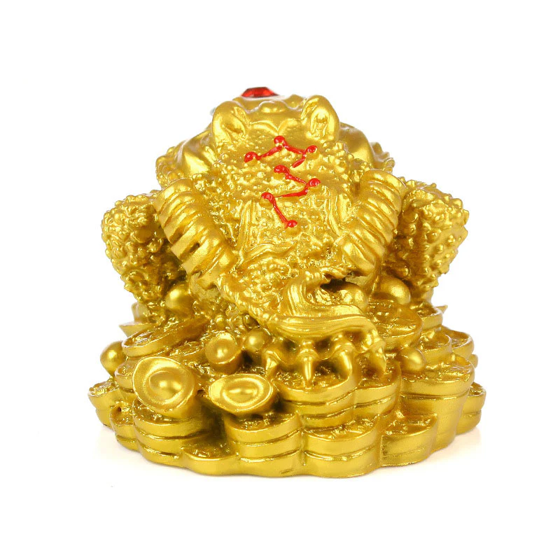 Buddha Stones Decorazione FengShui della rana fortunata della ricchezza - Image 2