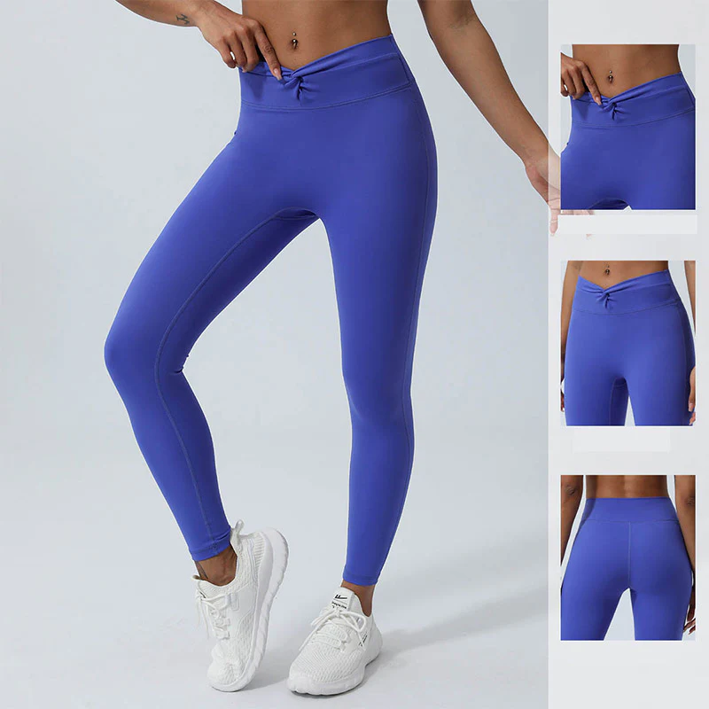 Buddha Stones Donna Allenamento Manica Lunga Crisscross Backless Top Tee Leggings Sport Fitness Yoga Outfit - Image 33