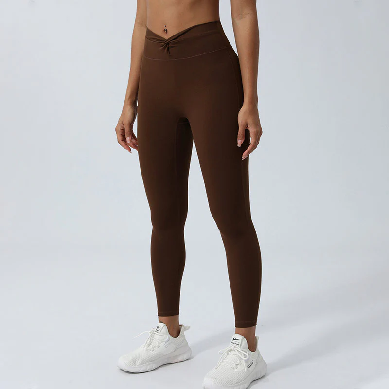 Buddha Stones Donna Allenamento Manica Lunga Crisscross Backless Top Tee Leggings Sport Fitness Yoga Outfit - Image 45