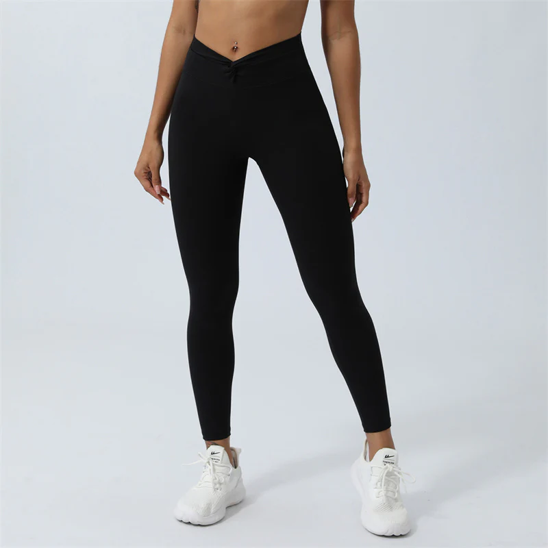 Buddha Stones Donna Allenamento Manica Lunga Crisscross Backless Top Tee Leggings Sport Fitness Yoga Outfit - Image 46
