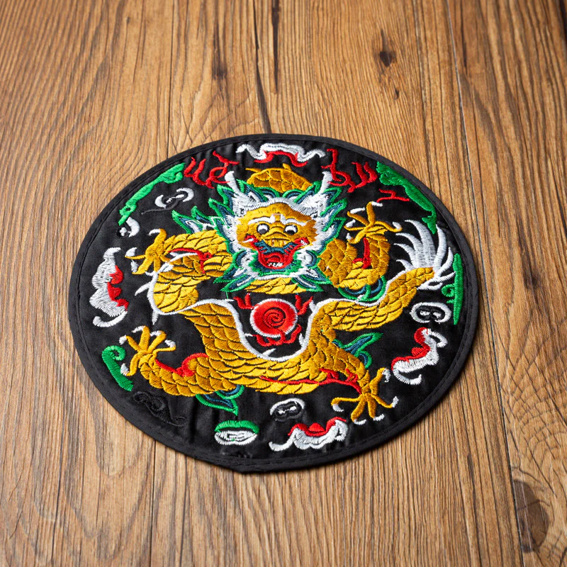 Buddha Stones Dragon Ricamo Sottobicchiere Tazza Sottobicchiere Tazza da Tè Kung Fu Tappetino da Tè - Image 6