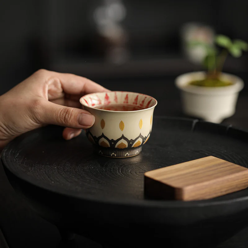 Buddha Stones Dunhuang Color Thousand Buddhas Tazza da tè Kung Fu Tazza da tè 100ml - Image 10