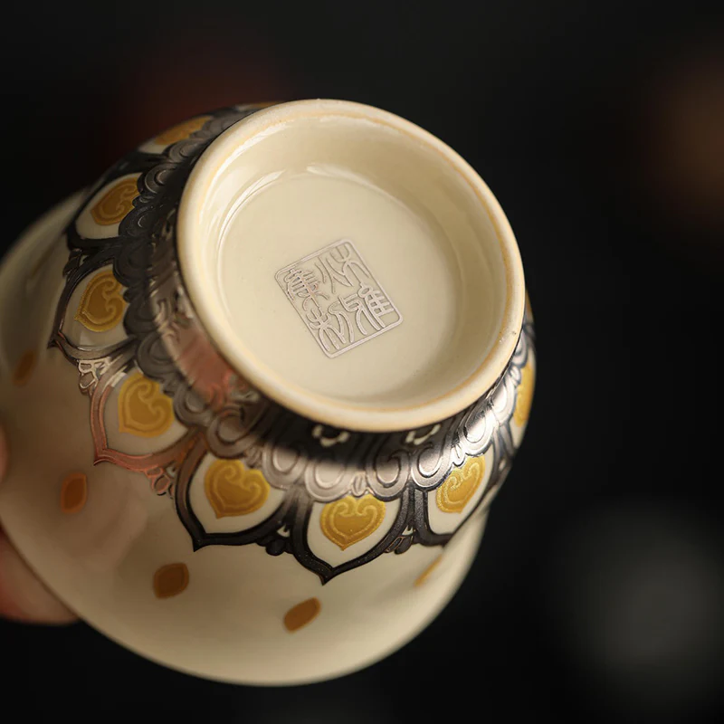 Buddha Stones Dunhuang Color Thousand Buddhas Tazza da tè Kung Fu Tazza da tè 100ml - Image 6