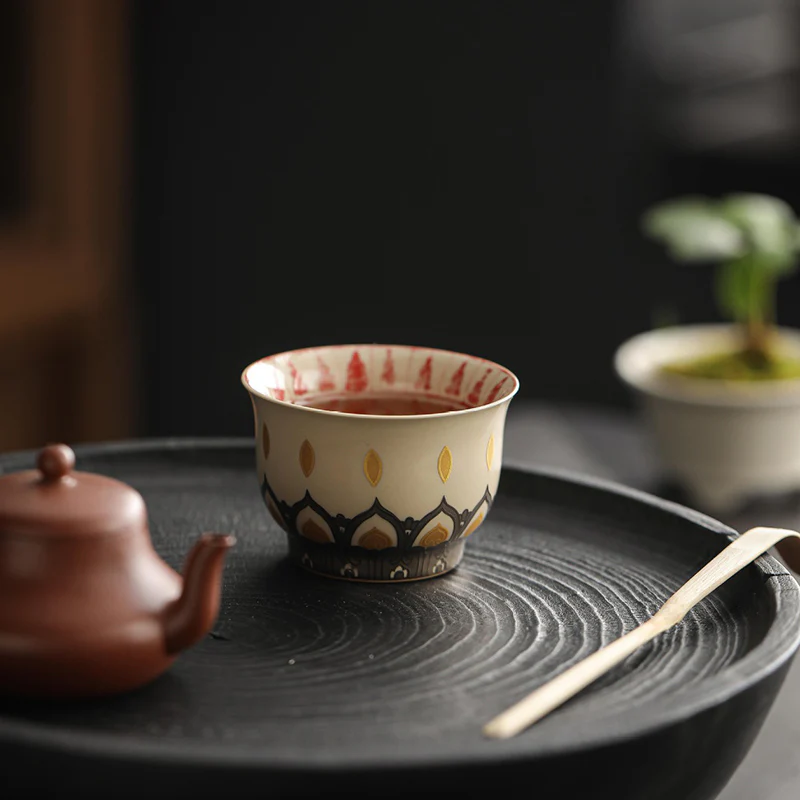 Buddha Stones Dunhuang Color Thousand Buddhas Tazza da tè Kung Fu Tazza da tè 100ml - Image 9