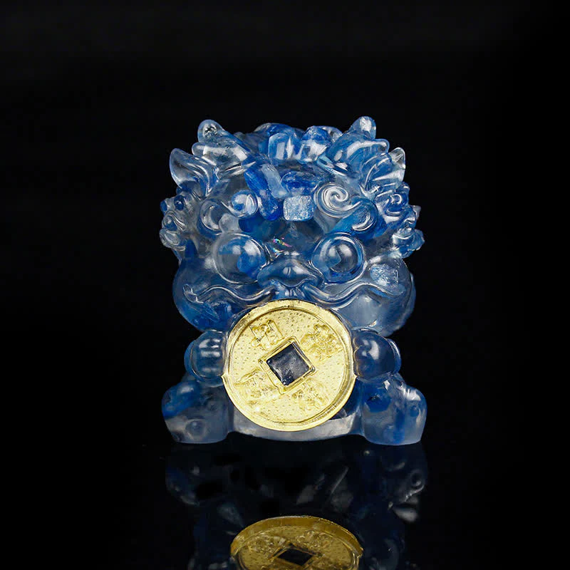Buddha Stones fatte a mano carine PiXiu moneta d'oro cristallo Fengshui energia ricchezza fortuna decorazione della casa - Image 17