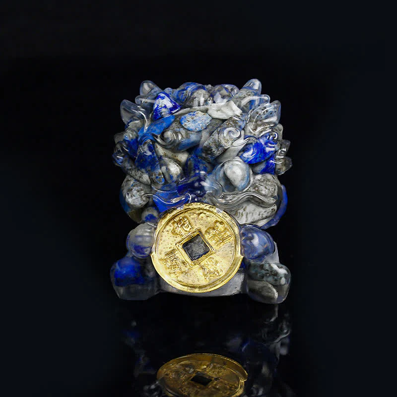 Buddha Stones fatte a mano carine PiXiu moneta d'oro cristallo Fengshui energia ricchezza fortuna decorazione della casa - Image 27