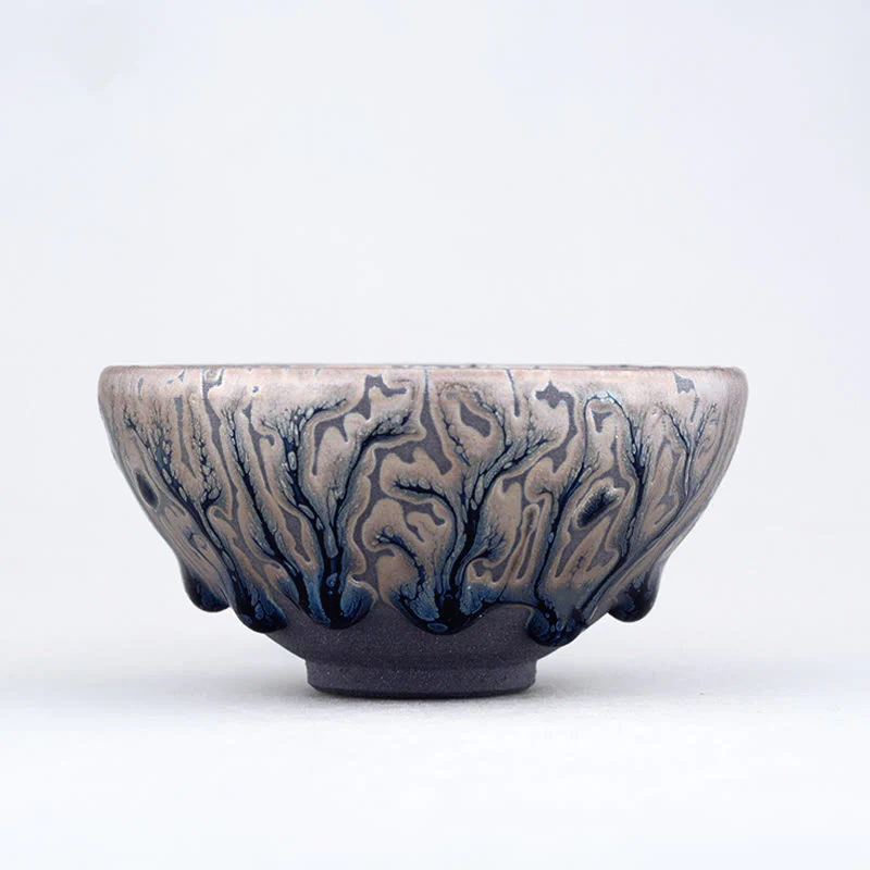 Buddha Stones fatte a mano con motivo dell'albero del tè Tazza da tè in ceramica cinese Jianzhan Tazza da tè Kung Fu - Image 5
