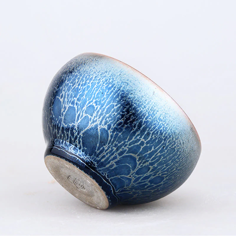 Buddha Stones fatte a mano Medusa Drago Scaglie Modello Cinese Jianzhan Tazza da Tè in Ceramica Tenmoku Kung Fu Tazza da Tè - Image 3