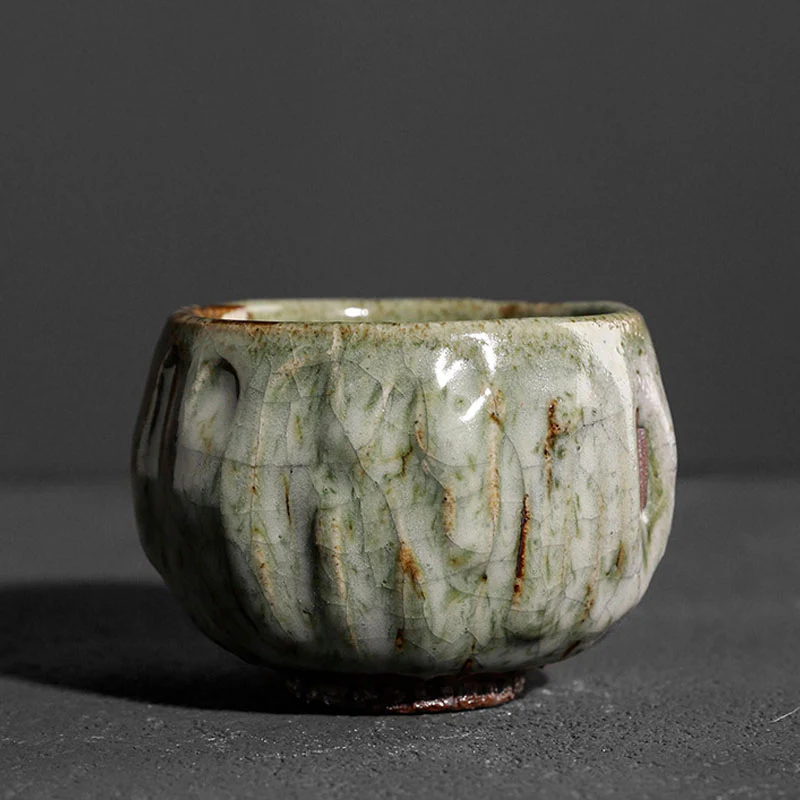 Buddha Stones fatte a mano semplice trama di ghiaccio rotto tazza da tè cinese Jianzhan in ceramica tazza da tè Kung Fu - Image 13