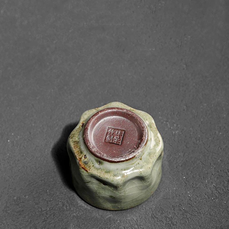 Buddha Stones fatte a mano semplice trama di ghiaccio rotto tazza da tè cinese Jianzhan in ceramica tazza da tè Kung Fu - Image 9