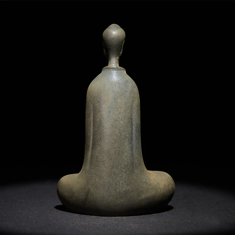 Buddha Stones Fatto a Mano Buddha Sakyamuni Polvere di Ferro Ruggine Statua in Resina Decorazione per la Casa - Image 13