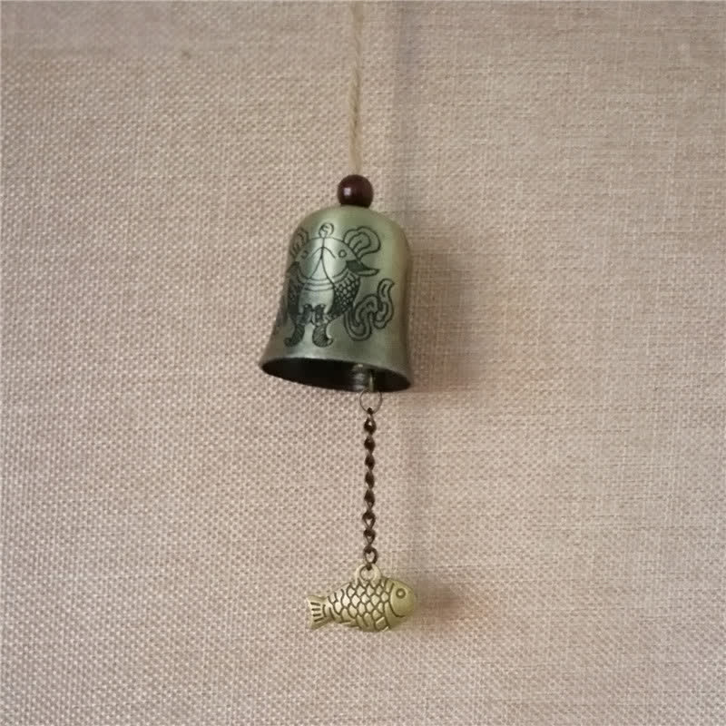 Buddha Stones Feng Shui Buddha Koi Pesce Drago Elefante Campanello a vento Campana Fortuna Decorazione da appendere alla parete - Image 17