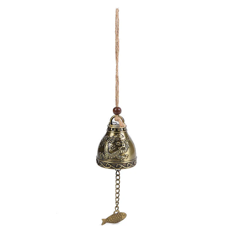 Buddha Stones Feng Shui Buddha Koi Pesce Drago Elefante Campanello a vento Campana Fortuna Decorazione da appendere alla parete - Image 8