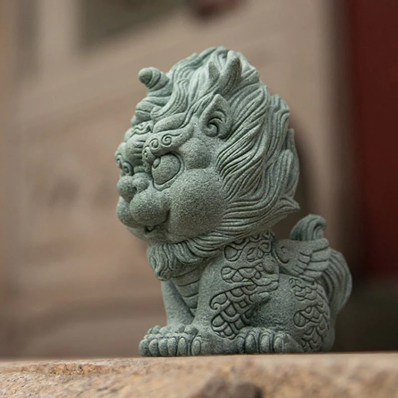 Buddha Stones FengShui Piccolo PiXiu Ricchezza Fortuna Decorazione della casa - Image 10