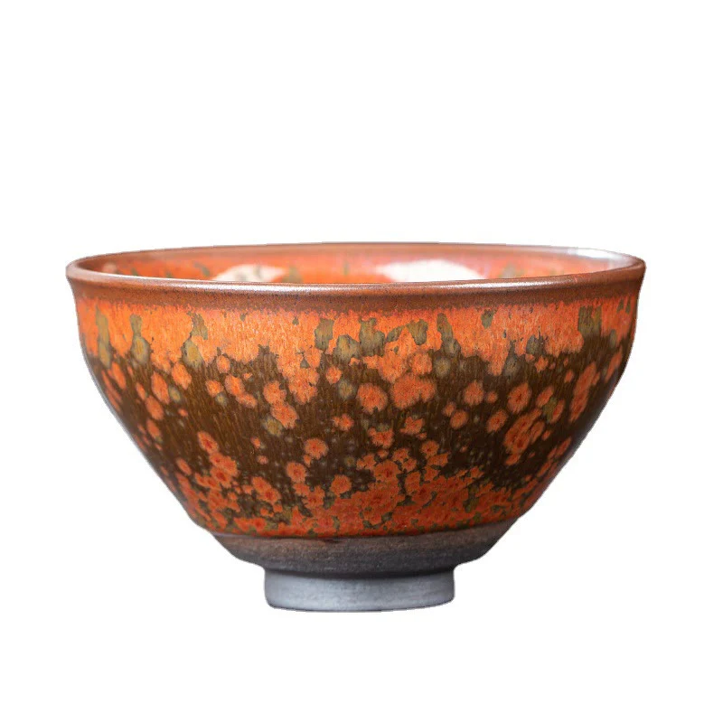 Buddha Stones Fiori che sbocciano Modello Cinese Jianzhan Forno Cambia Tazza da tè in ceramica Tazza da tè Kung Fu Ciotola - Image 7