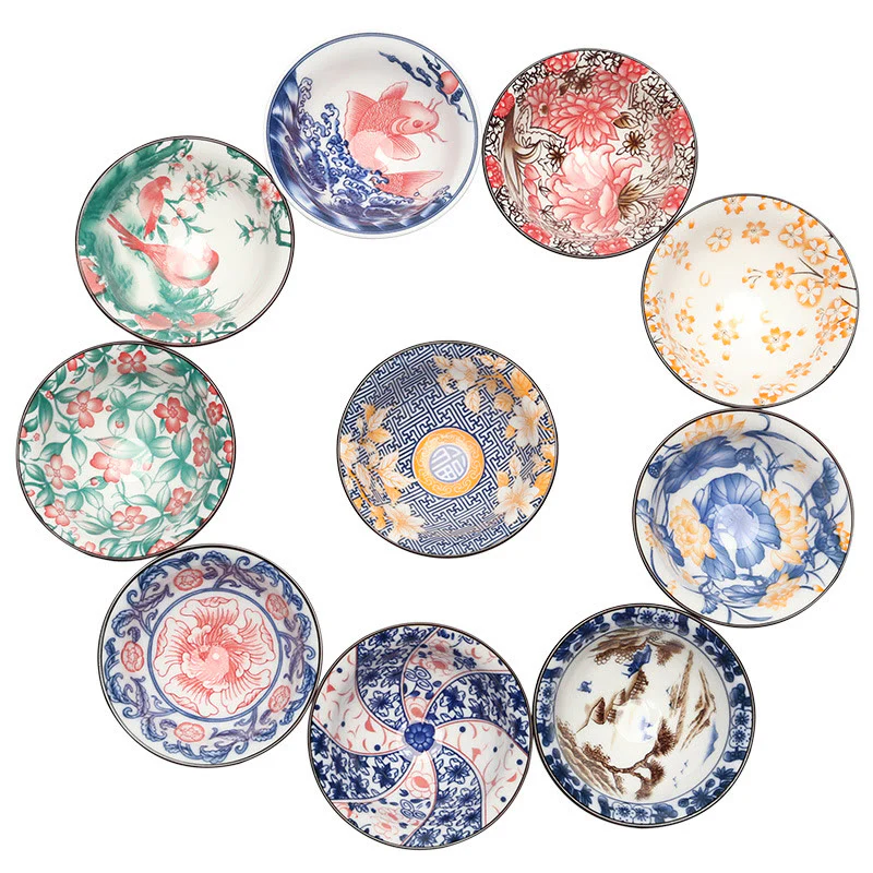 Buddha Stones Fiori Fu Carattere Montagne Loto Fiori di ciliegio Tazza da tè in ceramica Tazza da tè Kung Fu - Image 52