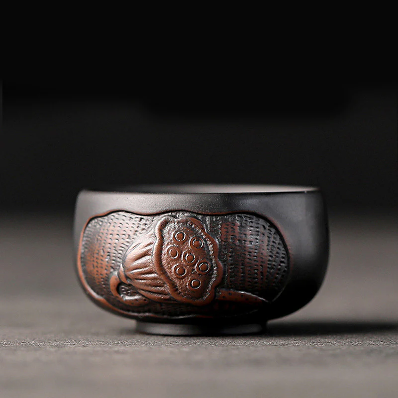 Buddha Stones Foglia di Loto Fiore Paesaggio Drago Bambù Tazza da Tè in Ceramica Kung Fu Tazza da Tè Ciotola - Image 15