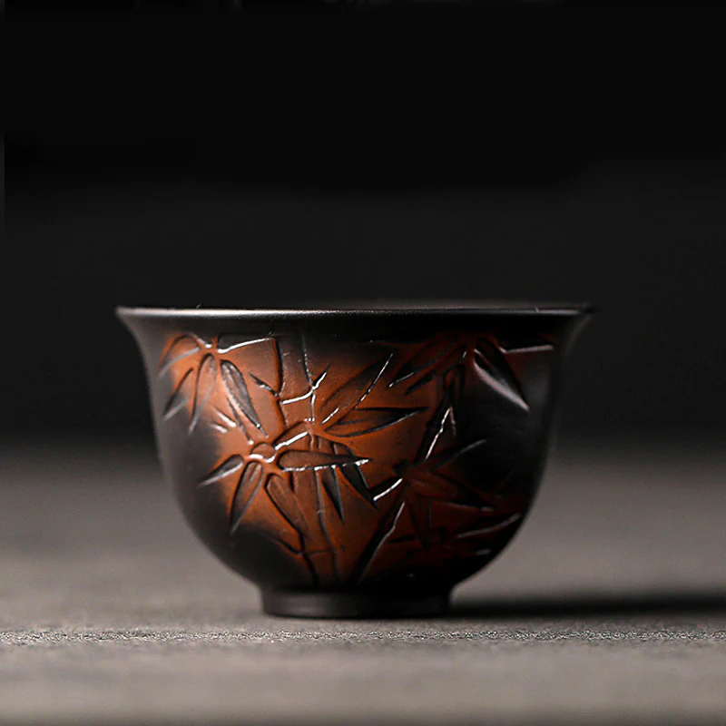 Buddha Stones Foglia di Loto Fiore Paesaggio Drago Bambù Tazza da Tè in Ceramica Kung Fu Tazza da Tè Ciotola - Image 16
