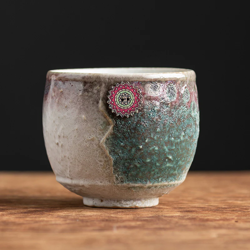 Buddha Stones Girasole Kiln Change Tazza da caffè in ceramica Tè Latte Espresso Tazza da caffè 250ml - Image 8