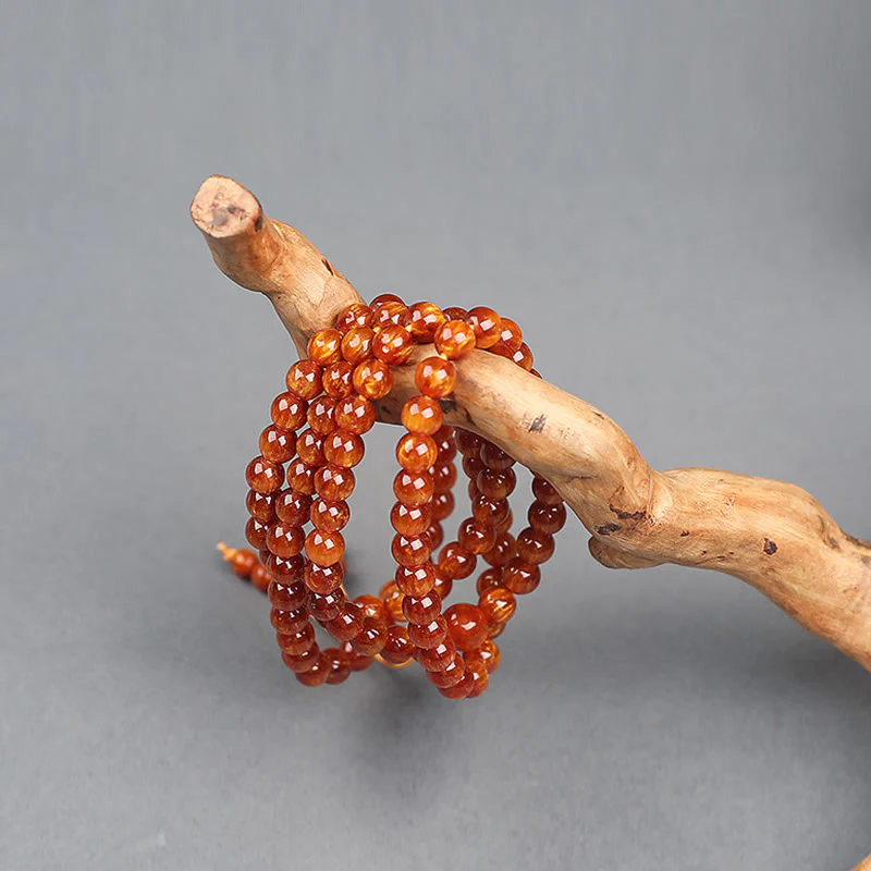 Buddha Stones Golden Sea Willow Braccialetto Mala Successo Positivo - Image 15