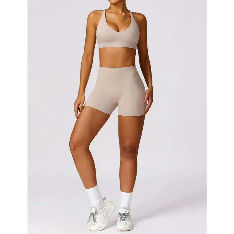 Buddha Stones Gym Sport Yoga Reggiseno senza schienale Canotta corta Pantaloncini traspiranti - Image 20