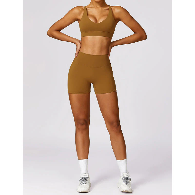 Buddha Stones Gym Sport Yoga Reggiseno senza schienale Canotta corta Pantaloncini traspiranti - Image 58