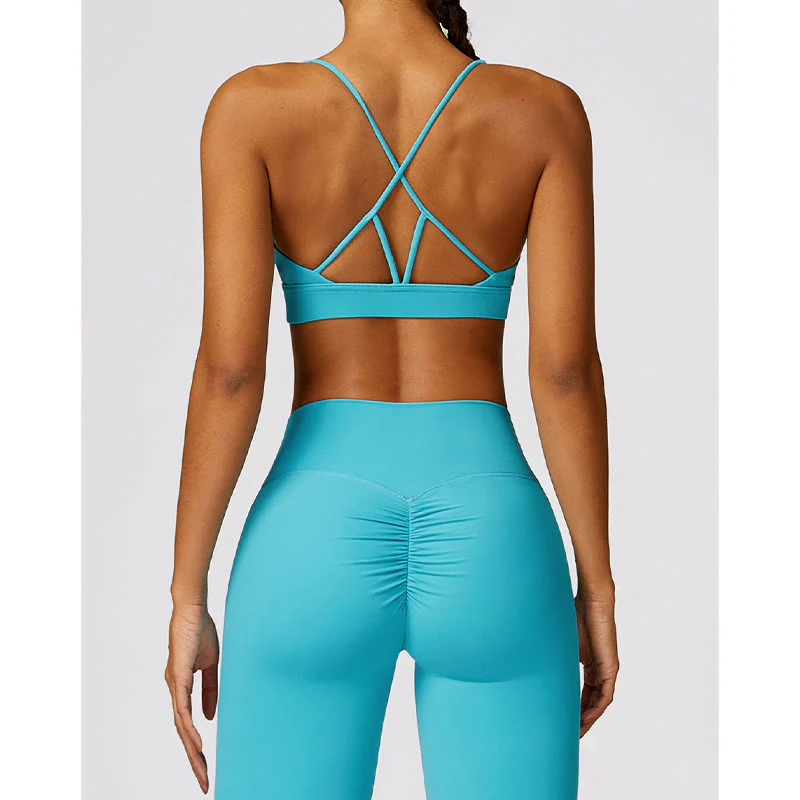 Buddha Stones Gym Sport Yoga Reggiseno senza schienale Canotta corta Pantaloncini traspiranti - Image 8