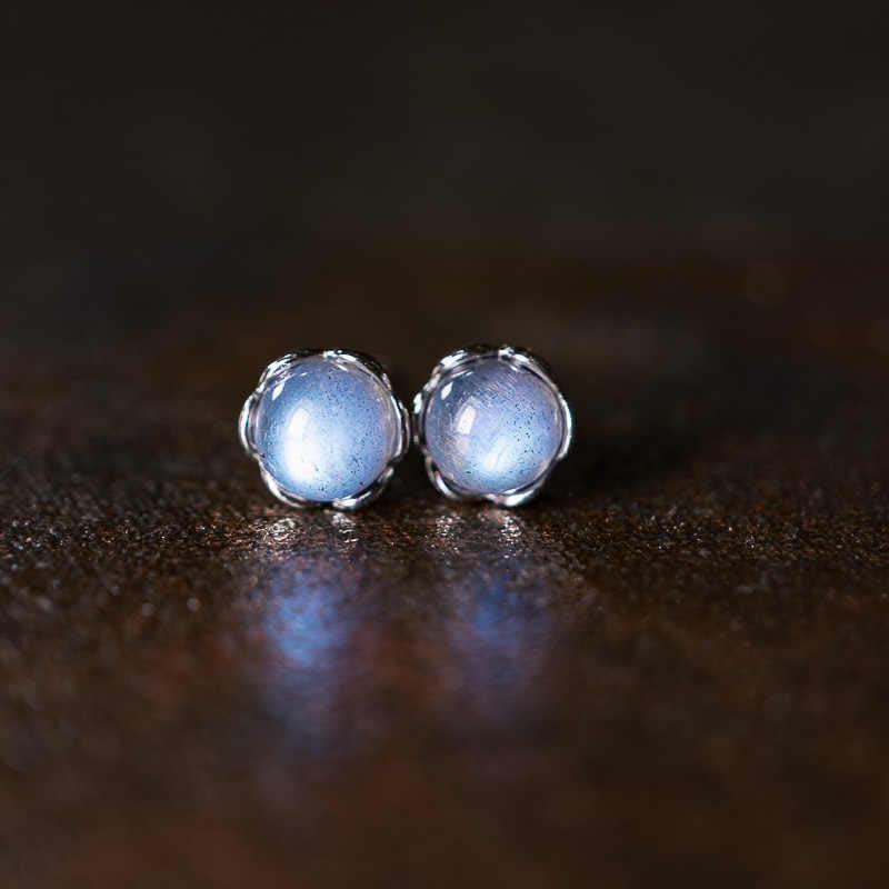Buddha Stones in argento sterling 925 con pietra di luna positiva - Image 3
