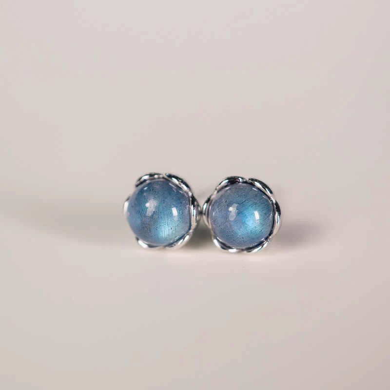 Buddha Stones in argento sterling 925 con pietra di luna positiva - Image 5
