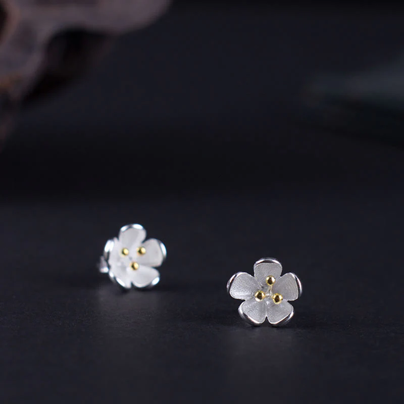 Buddha Stones in argento sterling 925 con stami dorati - Image 3