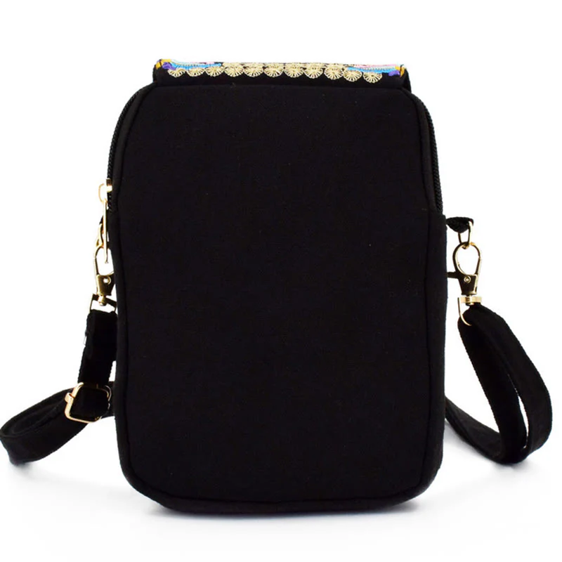 Buddha Stones Inula Flower Peony Ricamo Tela Shopping Borsa Borsa A Tracolla - Image 11