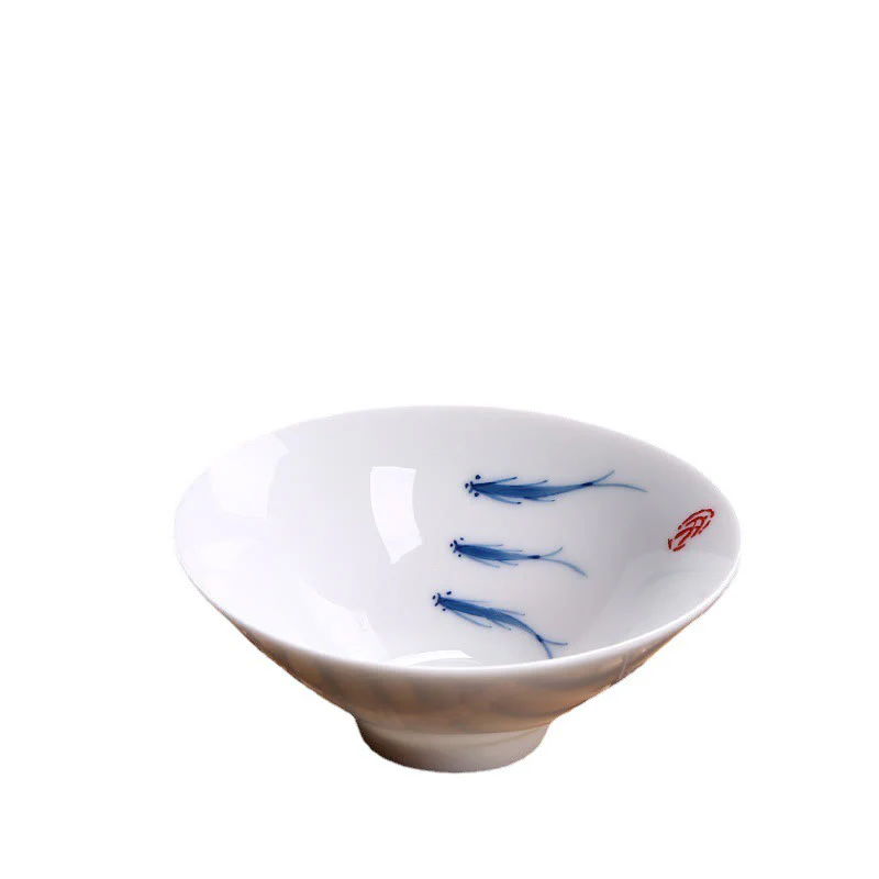 Buddha Stones Jingdezhen blu e bianco porcellana Koi Fish tazza da tè in ceramica Kung Fu tazze da tè - Image 7