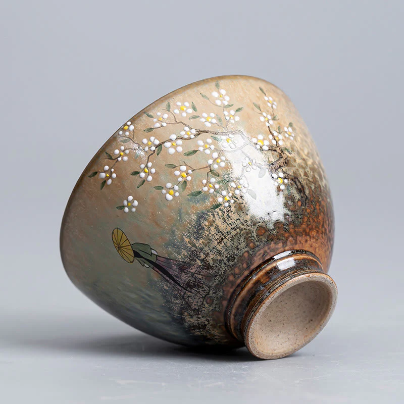 Buddha Stones Jingdezhen dipinte a mano Ru Kiln porcellana Hanfu ragazza fiore tazza da tè in ceramica Kung Fu tazze da tè - Image 13
