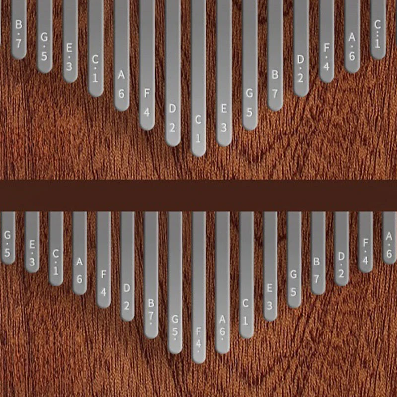 Buddha Stones Kalimba 21 tasti pianoforte a pollice in legno di sandalo giallo pianoforte a dita portatile retrò - Image 5