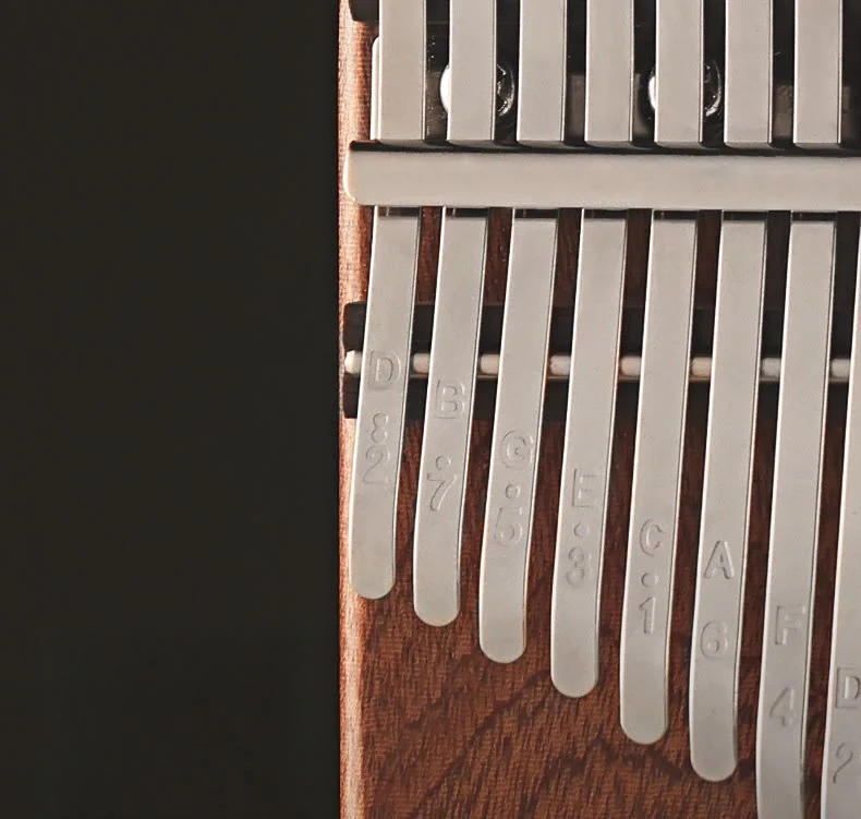 Buddha Stones Kalimba 21 tasti pianoforte a pollice in legno di sandalo giallo pianoforte a dita portatile retrò - Image 7