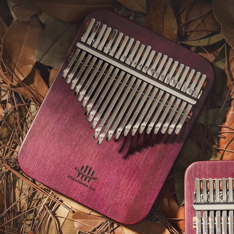 Buddha Stones Kalimba 21 tasti pianoforte a pollice Peltogyne Wood pianoforte portatile per dita - Image 3