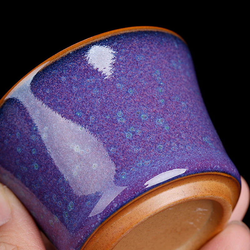 Buddha Stones Kiln Change Ceramica Bambù Design Tazza da tè Kung Fu Tazza da tè - Image 14