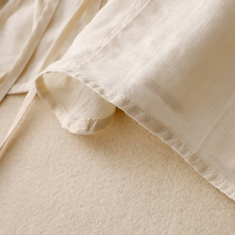 Buddha Stones Kimono estivo da donna con maniche lunghe e lacci, aperto sul davanti - Image 11