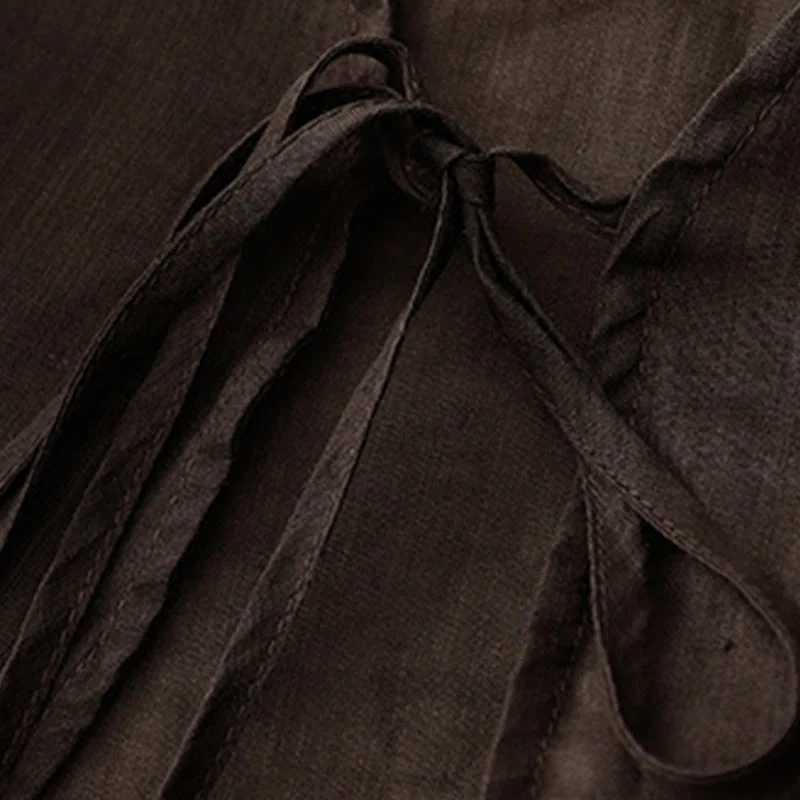 Buddha Stones Kimono estivo da donna con maniche lunghe e lacci, aperto sul davanti - Image 17